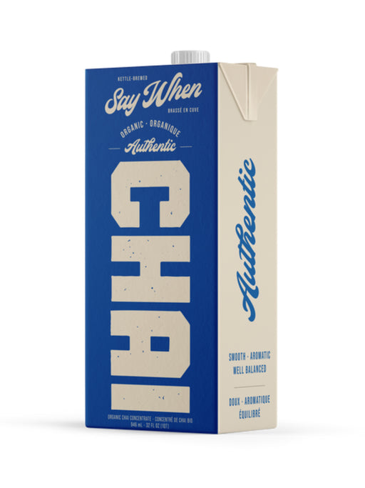 Photo of SAY WHEN Organic Authentic Chai Concentrate ( 12 Cartons (1 Case) ) [ Say When ] [ Tea ]