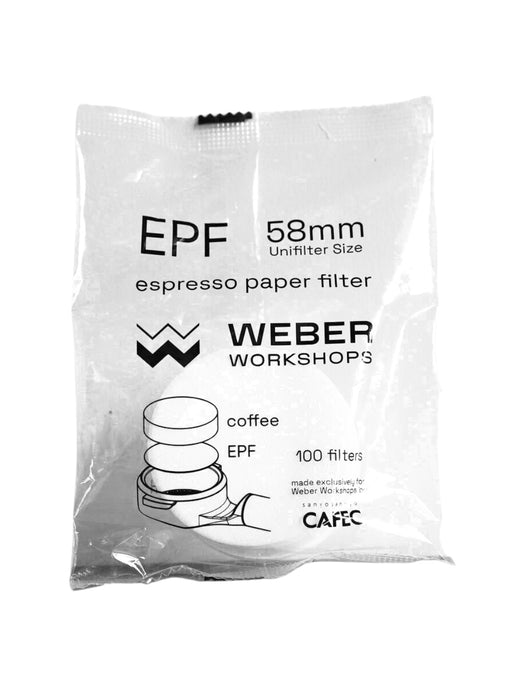 Photo of WEBER WORKSHOPS (EPF) Espresso Paper Filter (100-Pack) ( 58mm ) [ Weber Workshops ] [ Paper Filters ]