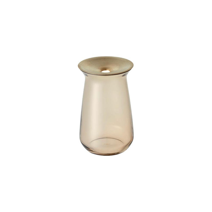 Photo of KINTO LUNA Vase 80x130mm ( Brown ) [ KINTO ] [ Vase ]