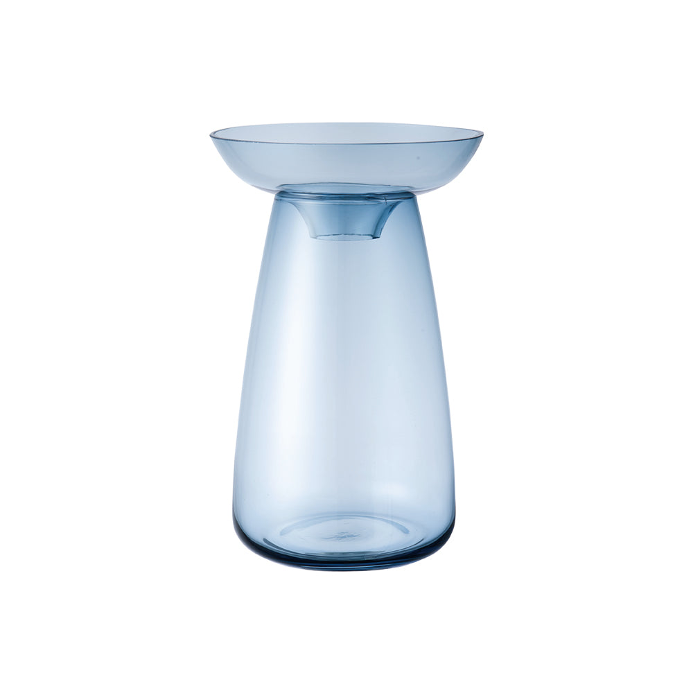 Photo of KINTO AQUA CULTURE Vase 120mm ( Blue ) [ KINTO ] [ Vase ]