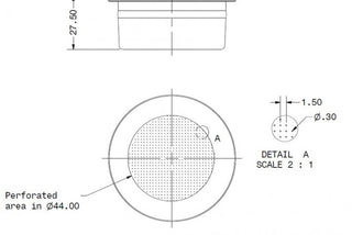 Photo of 53mm Precision Double Portafilter Basket ( ) [ IMS ] [ Portafilter Baskets ]