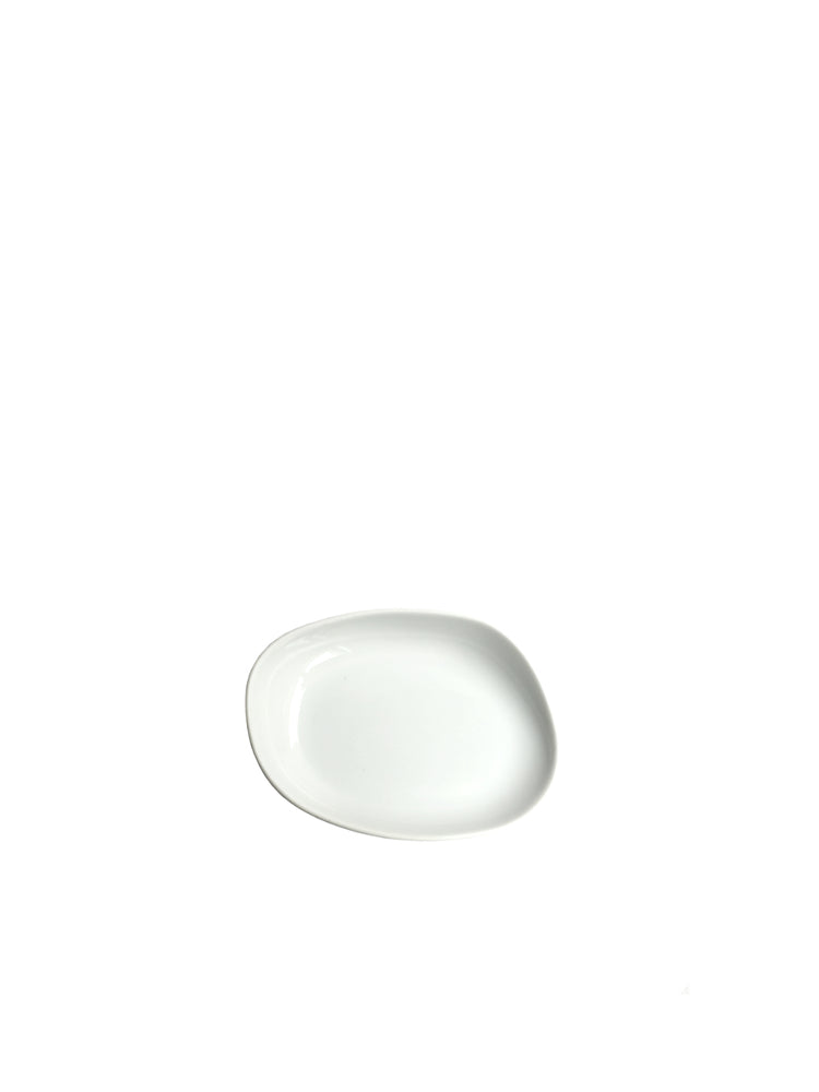 Photo of COOKPLAY Yayoi Side Plate (16x14cm/6.3x5.5in) ( Glazed White ) [ Cookplay ] [ Plates ]