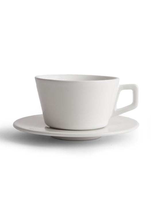 Photo of CREATED CO. Angle Cappuccino & Small Latte Saucer (6-Pack) (Saucers Only) ( ) [ Created Co. ] [ Coffee Cups ]