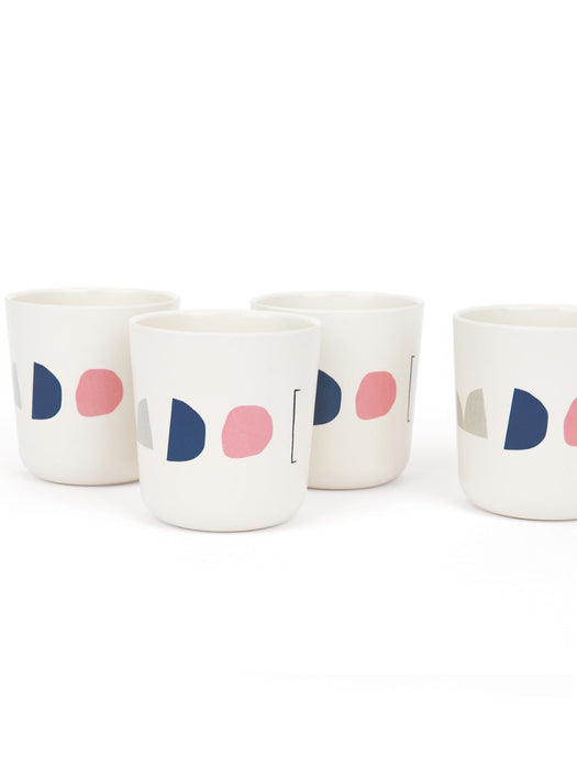 Photo of EKOBO Gusto Medium Cup Set (Colour Series - 4 cups) ( ) [ EKOBO ] [ Water Glasses ]
