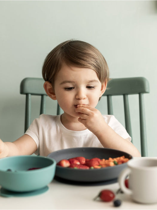 Photo of EKOBO Bambino Silicone Baby Meal Set with Silicone Spoon ( ) [ EKOBO ] [ Plates ]