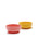 Photo of EKOBO Bambino Silicone Suction Bowl Set (2 bowls) ( Coral / Mimosa ) [ EKOBO ] [ Bowls ]