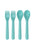 Photo of EKOBO Go Cutlery Set (2 x fork & spoon) ( Lagoon ) [ EKOBO ] [ Cutlery ]