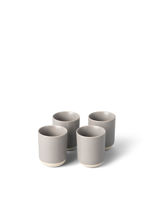 Photo of FABLE The Cappuccino Cups (4-Pack) ( Dove Grey ) [ Fable ] [ Coffee Cups ]