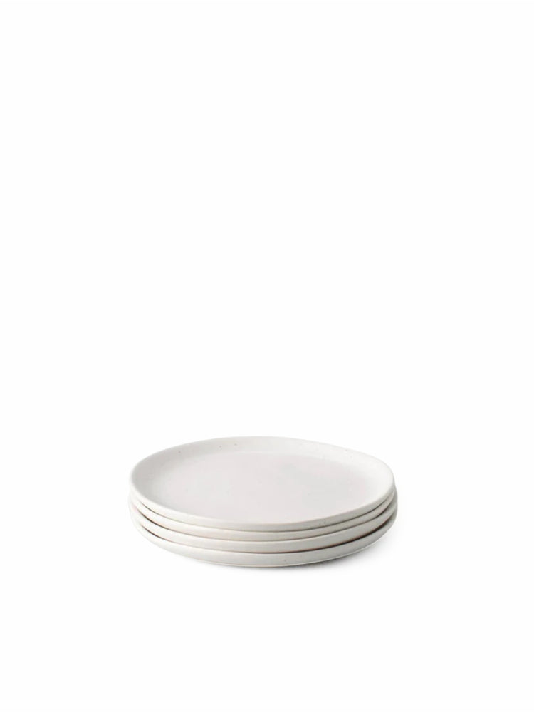 Photo of FABLE The Dessert Plates (4-Pack) ( Speckled White ) [ Fable ] [ Plates ]