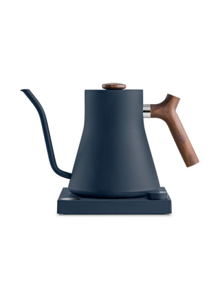 Photo of FELLOW Stagg EKG Electric Pour Over Kettle (120V) ( Stone Blue and Walnut ) [ Fellow ] [ Kettles ]