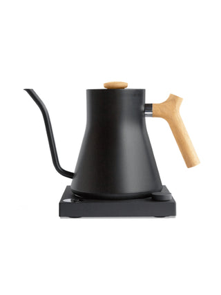Photo of FELLOW Stagg EKG Electric Pour Over Kettle (120V) ( Matte Black and Maple ) [ Fellow ] [ Kettles ]