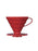 Photo of HARIO V60-02 Dripper (Plastic) ( Red Standard (JP/EN) ) [ HARIO ] [ Pourover Brewers ]