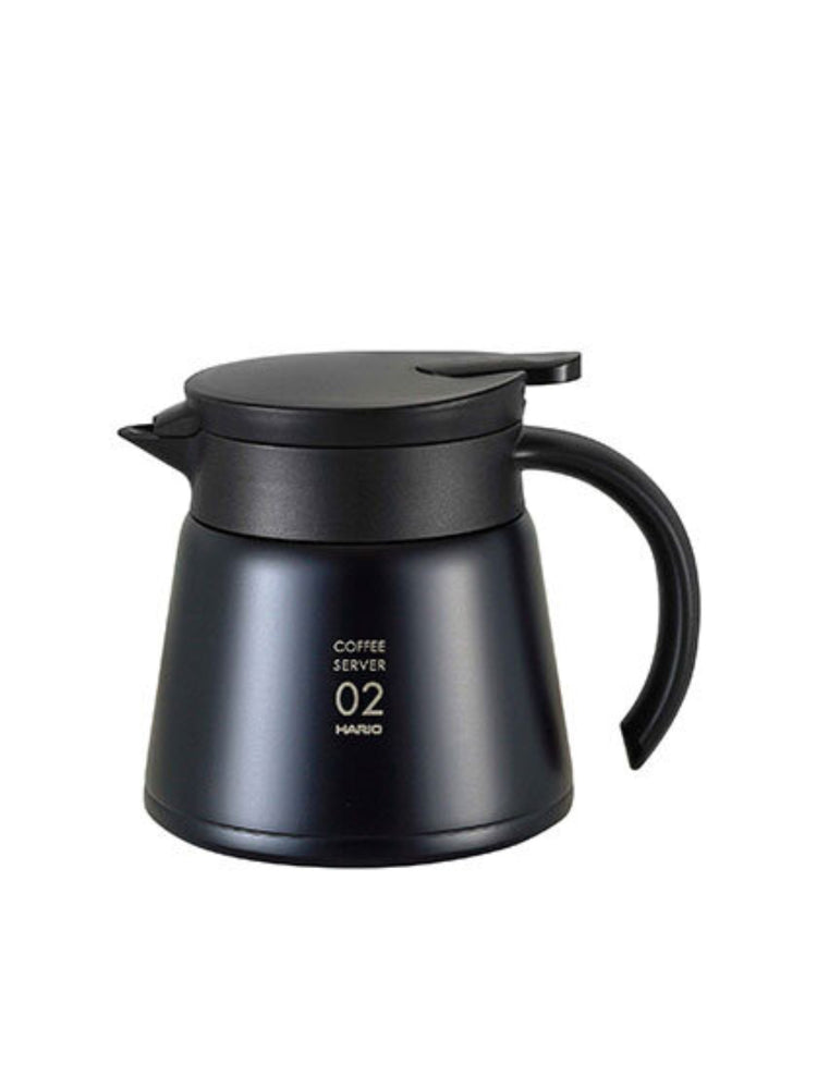 Photo of HARIO V60-02 Insulated Stainless Steel Server (550ml/18.5oz) ( Black ) [ HARIO ] [ Decanters ]