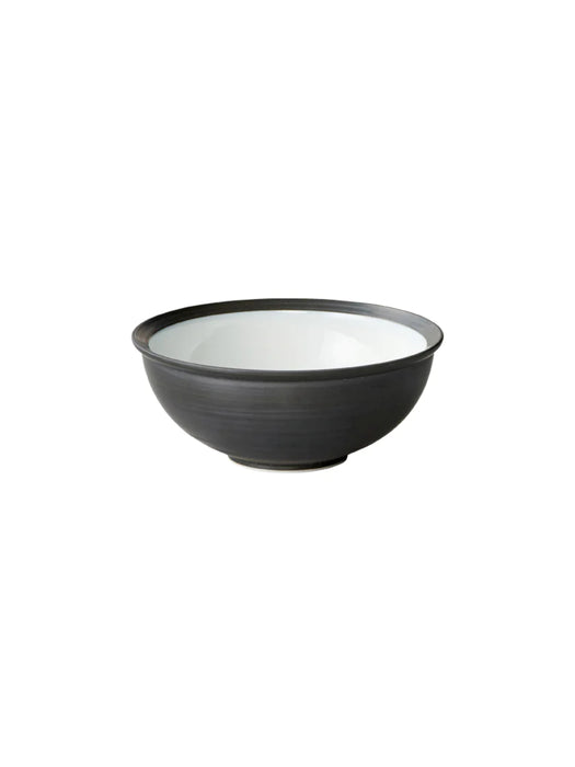 Photo of KINTO RIM Bowl (140mm/6in) (6-Pack) ( Black ) [ KINTO ] [ Bowls ]