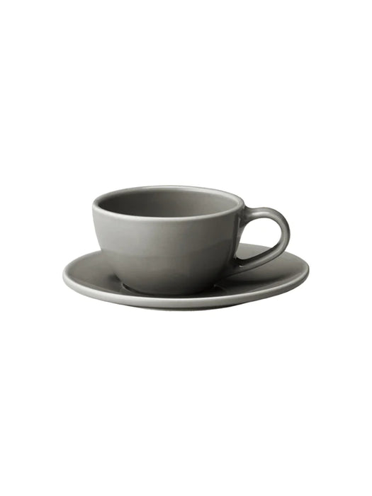 Photo of KINTO TOPO Cup & Saucer (200ml/6.8oz) ( Grey ) [ KINTO ] [ Coffee Cups ]