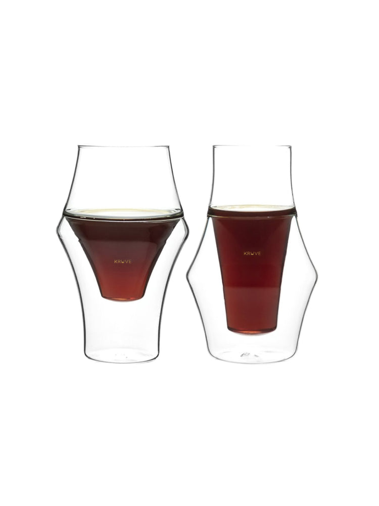 Photo of KRUVE EQ Glasses (2-Pack) ( Excite + Inspire ) [ Kruve ] [ Coffee Glasses ]