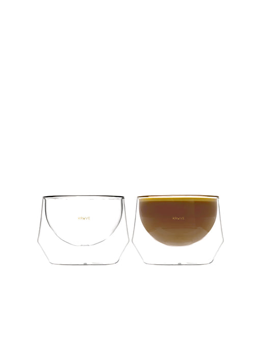 Photo of KRUVE IMAGINE Glasses (2-Pack) ( Cappuccino (200ml 6.5oz) ) [ Kruve ] [ Coffee Glasses ]