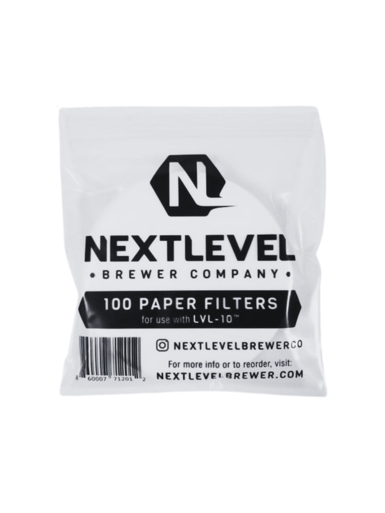 Photo of NEXTLEVEL LVL-10 Brewer Premium Paper Filters (100-Pack) ( Default Title ) [ nextlevel ] [ Paper Filters ]