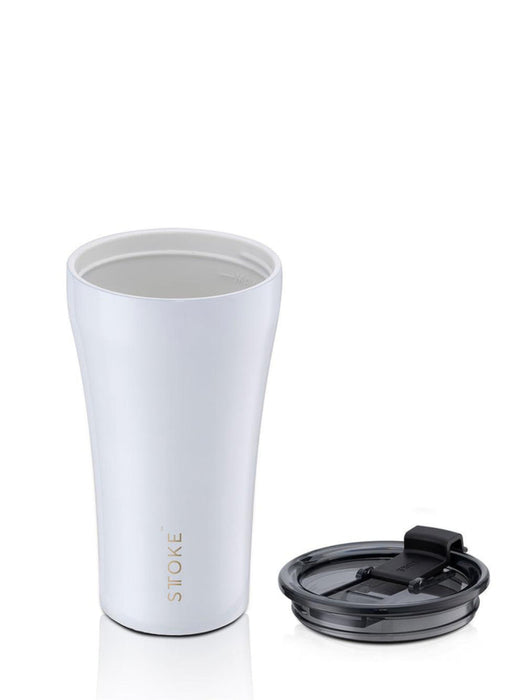 Photo of STTOKE Ceramic Reusable Cup (12oz/360ml) ( Angel White ) [ STTOKE ] [ Reusable Cups ]